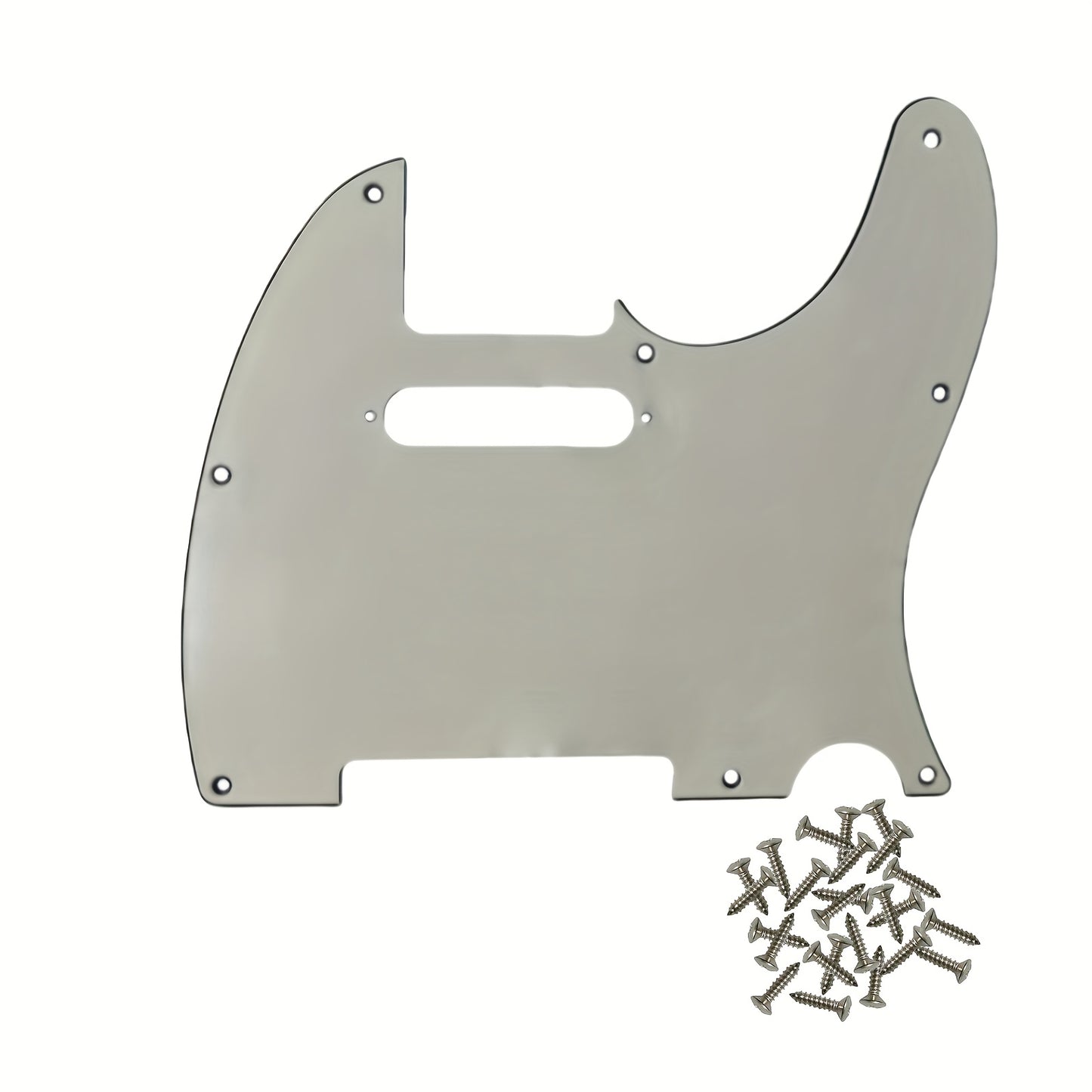 8-hole guard plate for standard FD TL modern style electric guitars, with multiple colors and installation screws included.