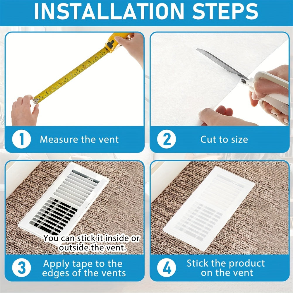 Upgrade your ventilation system with our premium electrostatic filter material. Perfect for AC vents, HVAC units, purifiers, and fan filters, this high-efficiency PVC static cling air filter sheet enhances indoor air quality. Versatile and efficient, it