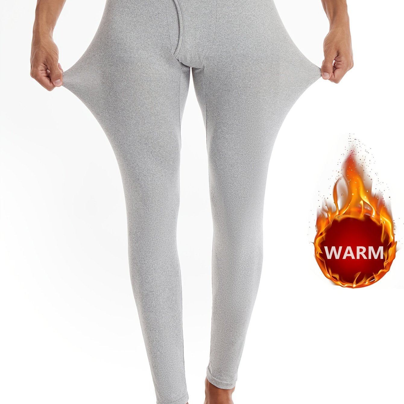 Stylish Men's thermal leggings for fall and winter.