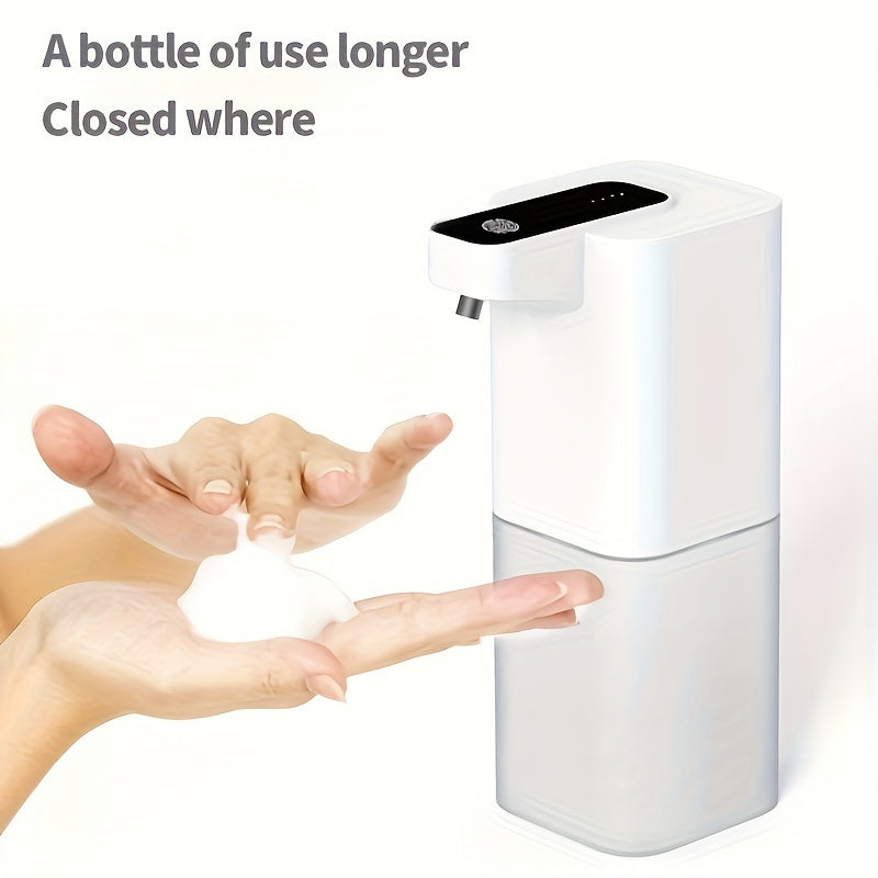 Touchless foaming hand soap dispenser - USB rechargeable, hygienic, and easy to use for home bathrooms. Perfect for gift decoration for Christmas or Halloween.