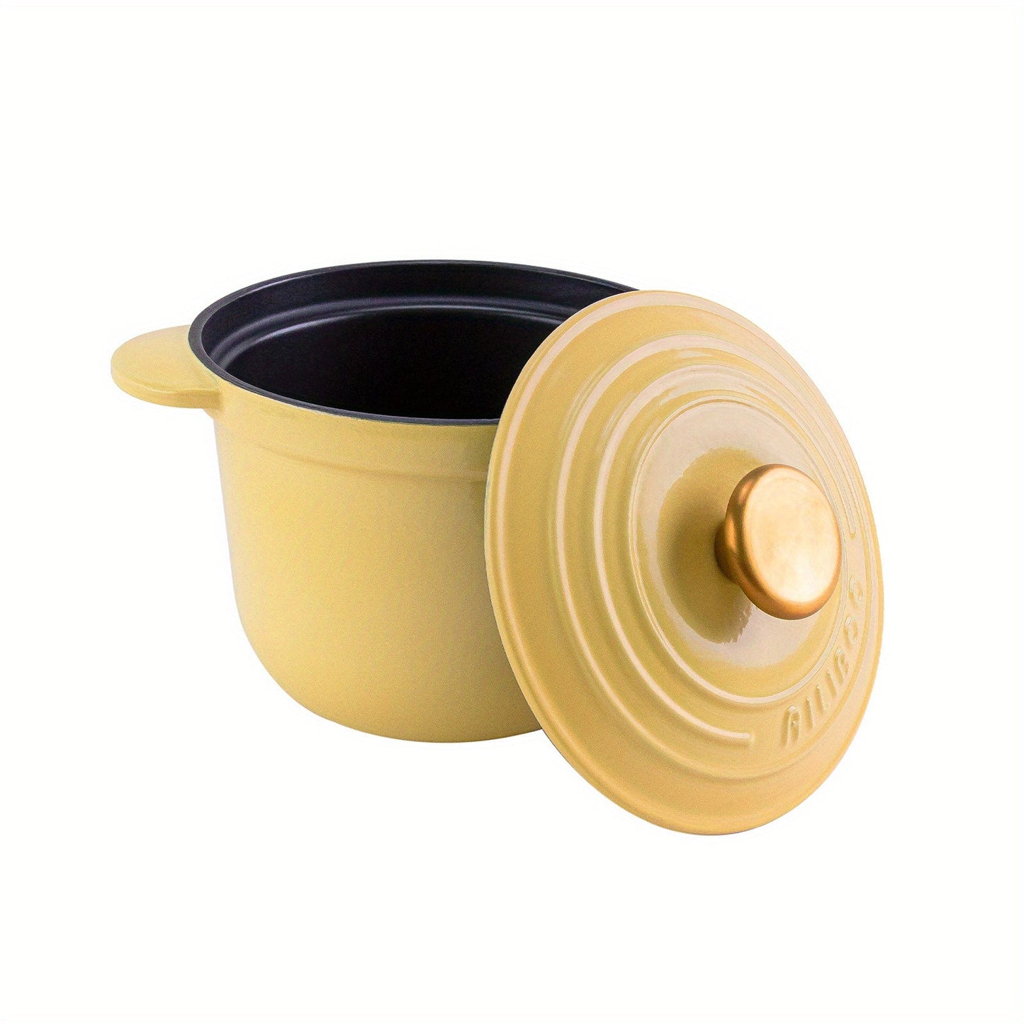 1 piece of enameled cast iron Dutch oven with lid, measuring 18.01cm and holding 2L/0.5Gal. This deep stockpot is perfect for soups and other dishes, made of heavy-duty materials. It is a must-have in every kitchen for cooking enthusiasts, complete with