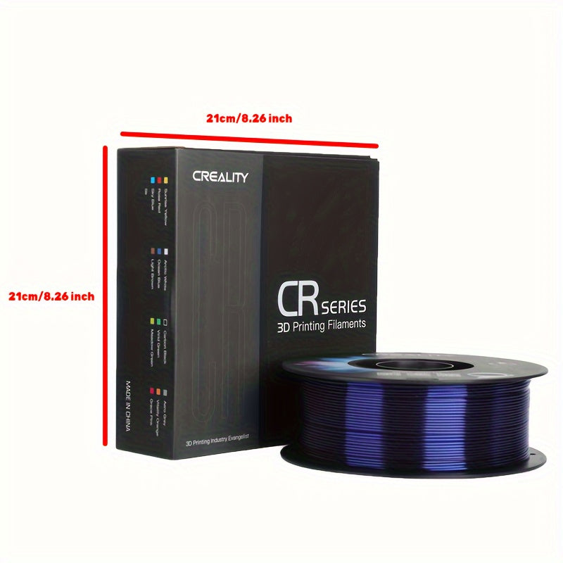 Creality PETG 3D Printer Filament 1.75mm 1KG, High Precision, Strong Toughness, Odorless, Better Fluidity, Moisture-proof, Ender Filament 1pc.