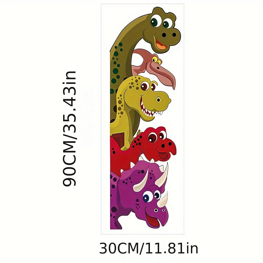 Cartoon dinosaur wall sticker for home decoration, removable and self-adhesive.