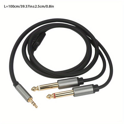 3.5mm dan 6.35mm g‘ovakli audio kabellari yuqori sifatli ovoz uchun. Kompyuter, telefon, planshet, MP3, dinamik, gitara, mikrofon, kuchaytirgich va CD pleer bilan mos keladi. Eid Al-Adha Mubarak.