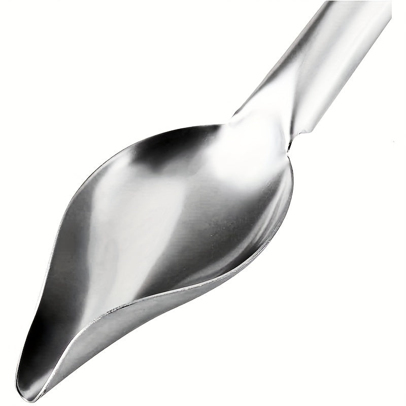 Make scrumptious treats and pastries using this 1-piece do-it-yourself stainless steel chocolate piping spoon!