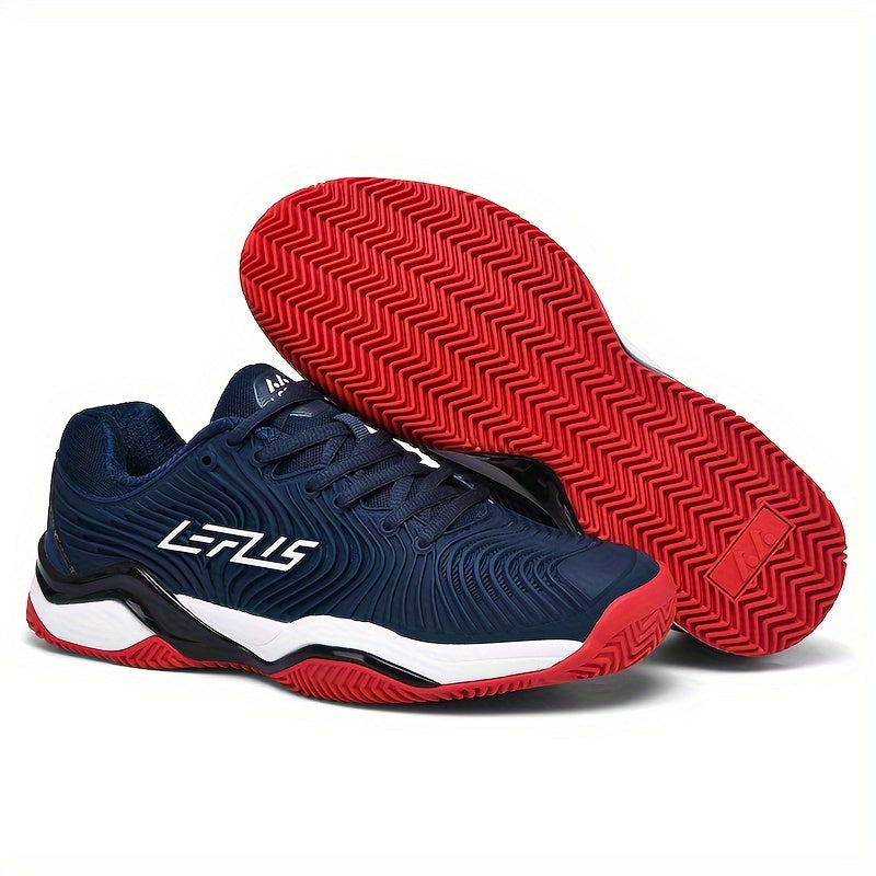 LEFUS Men's Court Shoes for Pickleball, Badminton & Tennis - Durable all-season sneakers with non-slip sole, shock-absorbing insole & fabric upper.