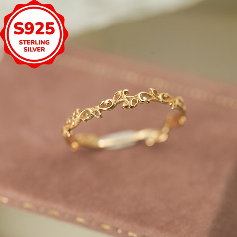 1. Light luxury style S925 silvery ring weighing 2.1g, showcasing a royal nobility and versatile personality. This retro asymmetric whitening ring for women embodies elegance and simplicity, with a celestial symbol theme perfect for basic commuting and a