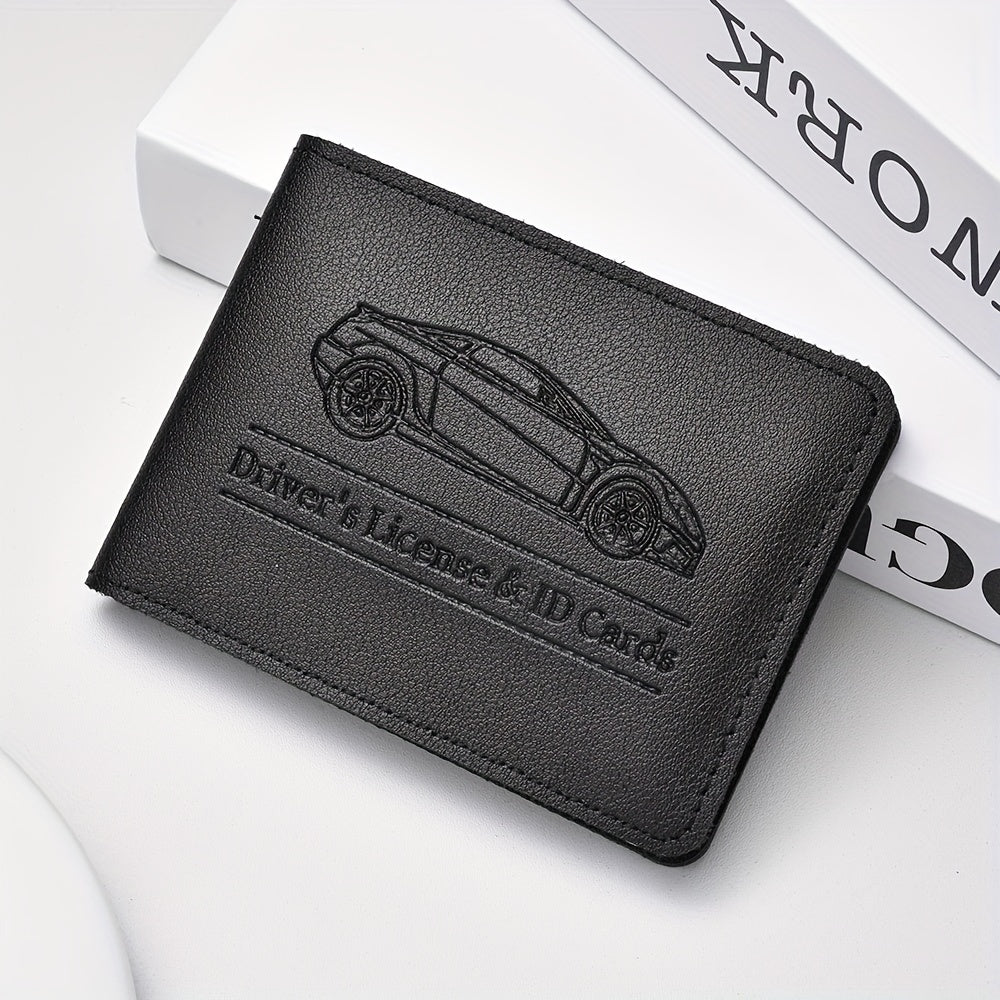 Stylish and lightweight cardholder designed to hold credit cards, driver's licenses, and ID cards for everyday use.