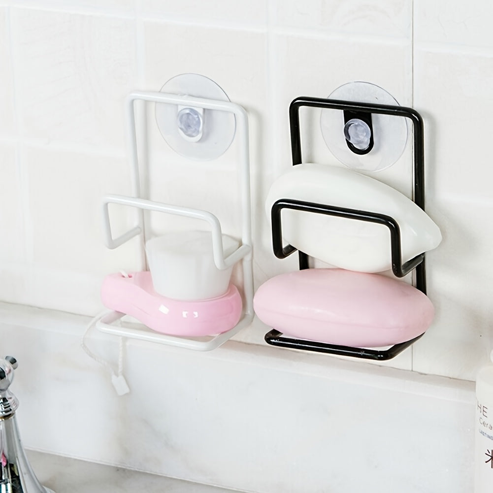 Get the sleek and modern URTUE Contemporary Metal Sponge Holder for your kitchen sink. This wall-mounted drainer rack requires no assembly and is easy to clean. Save space with this storage solution for sponges and brushes. The durable metal construction