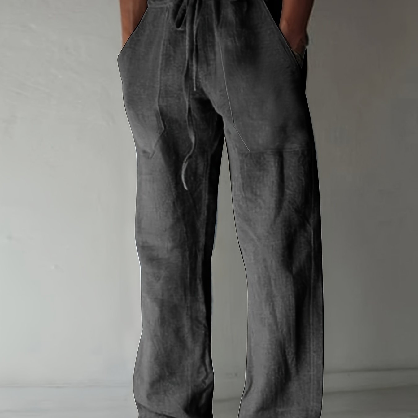 Large men's casual cotton pants.