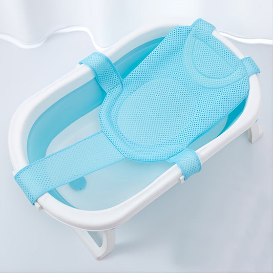 Breathable Bath Net with Non-Slip Mat for Bathtub, Floating Bath Support