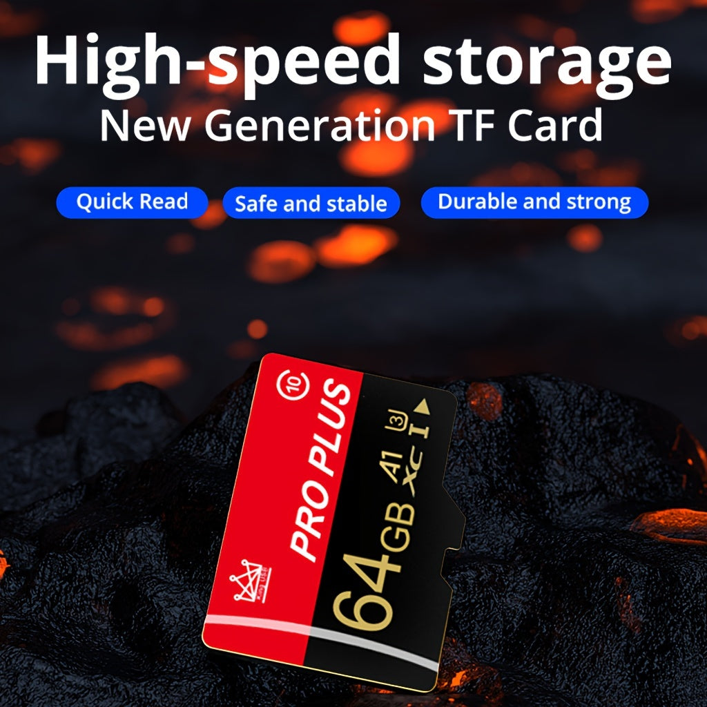 High-speed memory cards available in various capacities with adapter for multiple devices - store your files securely.