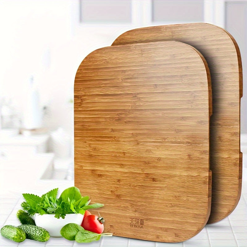 Premium Bamboo Cutting Board - Versatile and Long-lasting, Safely Prepared for Meat and Vegetable Serving - Ideal Kitchen Tool for Both Special Occasions and Daily Cooking