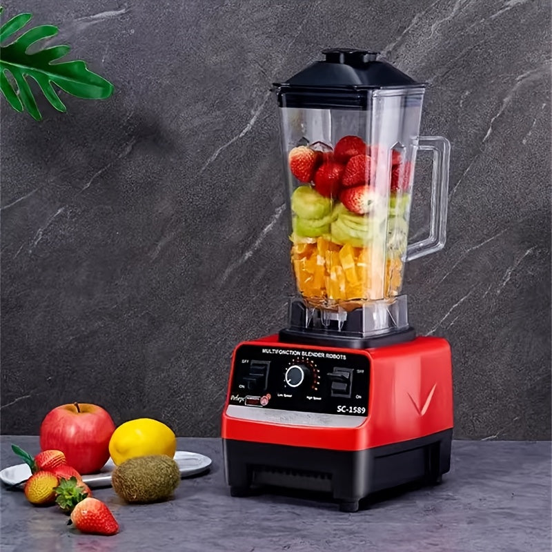 Multi-Speed 220V Kitchen Blender - Plug-In, Food-Safe for Smoothies, Shakes & More - Comes with Juice Container - Suitable for Kitchen, Home Use - Blender Included