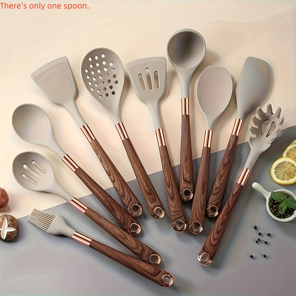 Upgrade your kitchen with our high-quality Silicone Kitchen Utensil Set - Built to last, withstand high heat, non-stick, and a breeze to clean - Safe and stylish addition to your modern kitchen for hassle-free cooking and baking