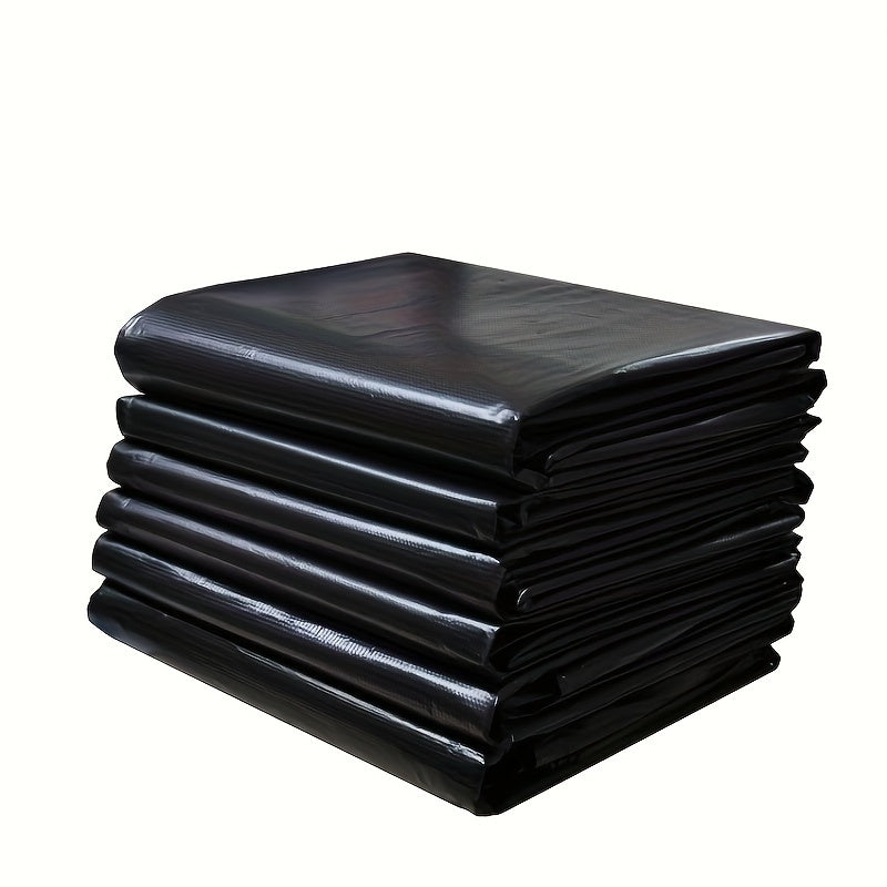 Extra Thick Large Black Garbage Bags for Home Kitchen Use, Perfect for Living Room and Kitchen, One-Time Use