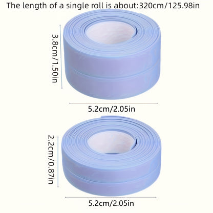 1 Roll of PVC Waterproof Sealing Strip for sink, stove, kitchen, and bathroom. Ideal for caulking sealing, decoration, and protection.