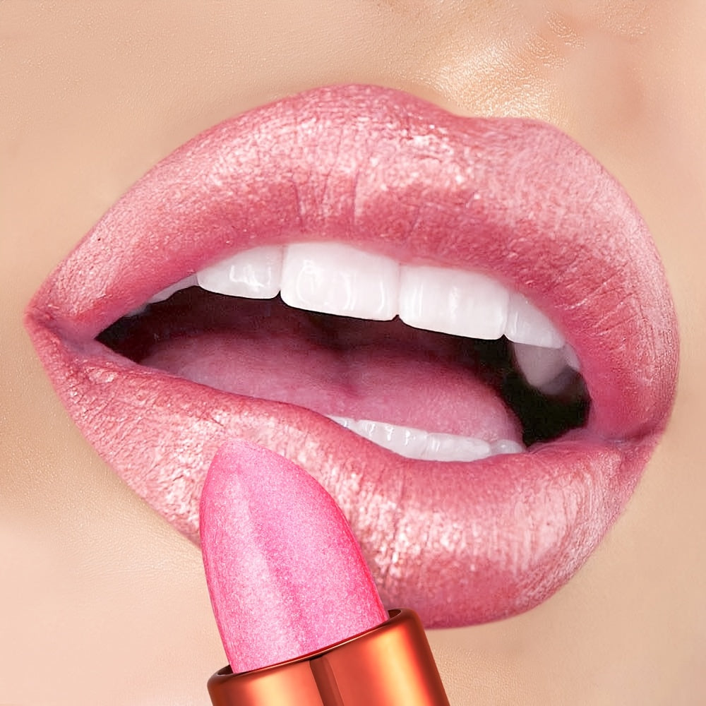 Pink velvet lipstick, waterproof, anti-fouling, ideal Valentines gift for women.