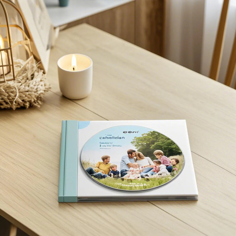 Customize your DVD cover with ease using our 1 piece Writeable CD Surface. Choose from multiple image options to capture life's special moments and enjoy beautiful music. No assembly required, made with non-wooden materials and is battery-free for easy