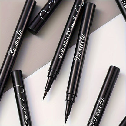 Luxury Waterproof Liquid Eyeliner 12-Pack with Precision Tip, Ideal for Sensitive Eyes & Smudge-Proof Formula