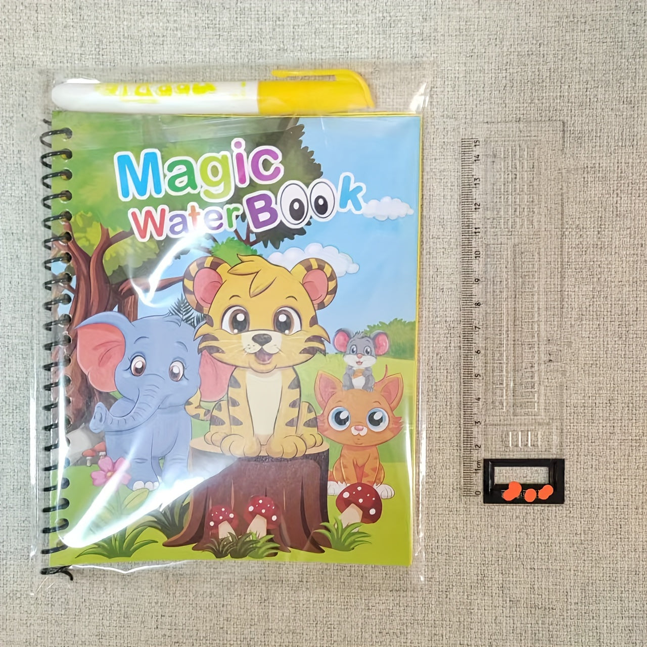 Watercolor Magic Coloring Book: 8 pages with 1 pen - Make fun and creative art with watercolors.