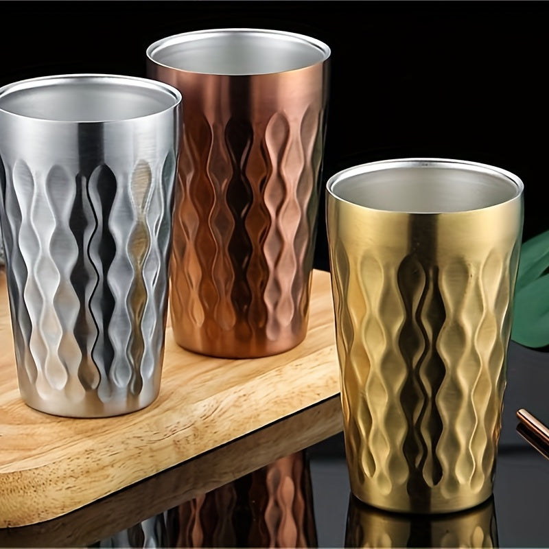 Premium stainless steel cups for both men and women.