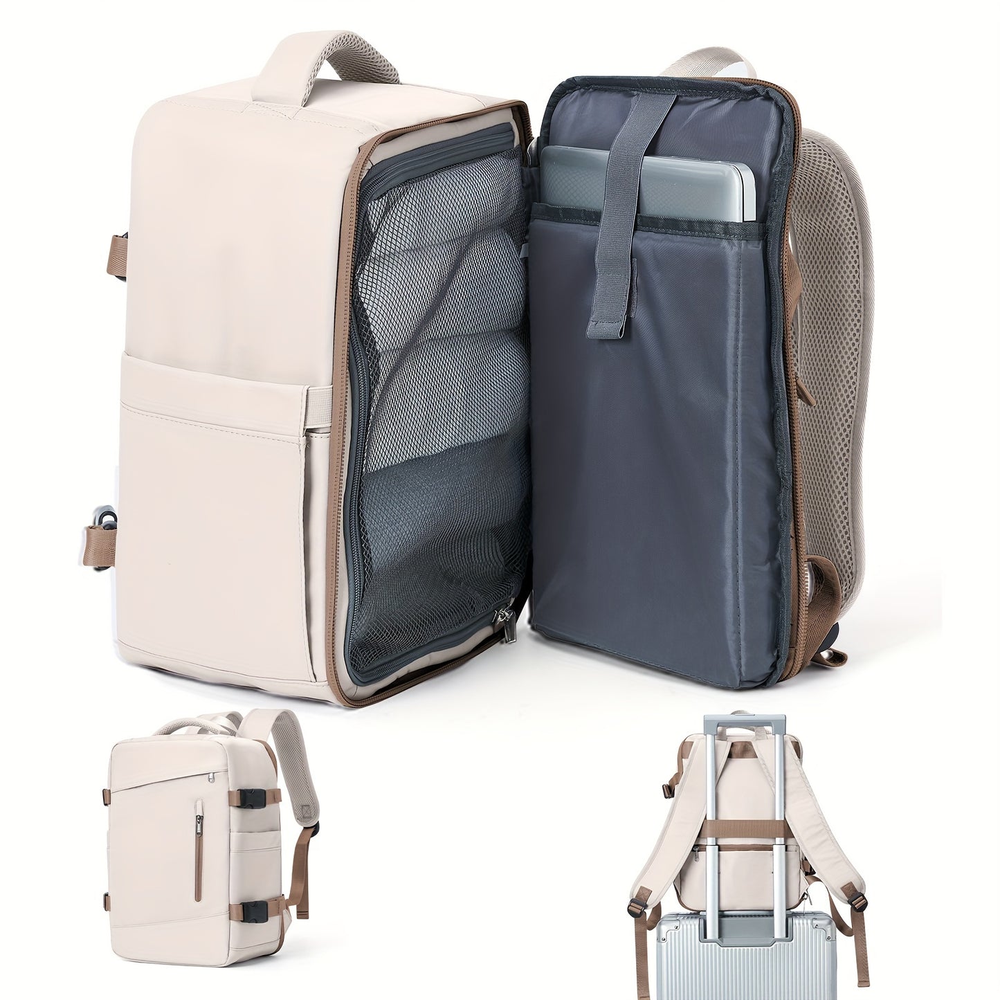 Large capacity backpack suitable for various purposes such as hiking, camping, casual use, travel, and carrying laptops, available for both men and women.