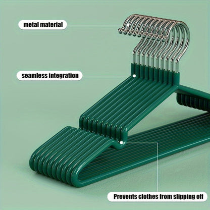 Прочные металлические вешалки для одежды, набор из 30/10, противоскользящие, долговечные для спальни, организации и хранения в шкафу