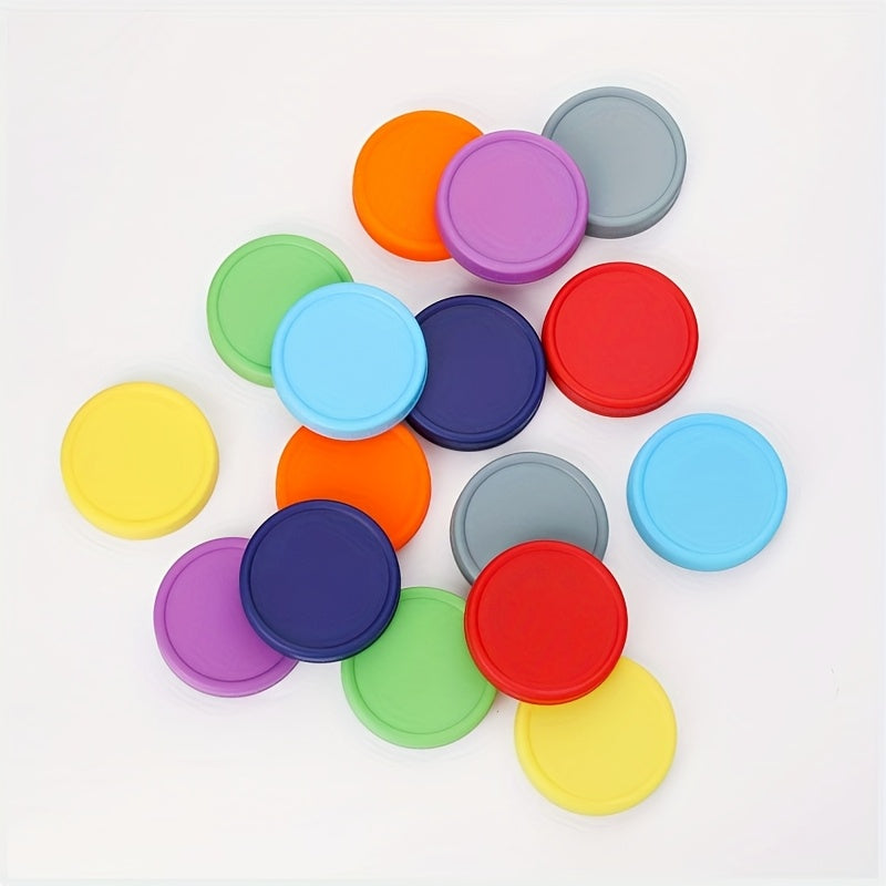 Get a total of 15 Mason jar lids with silicone rings in a variety of colors: 10 wide-mouth lids and 5 regular-mouth lids. These leak-proof caps are made of thick plastic and come in sizes of 86mm and 70mm for your Mason jars.