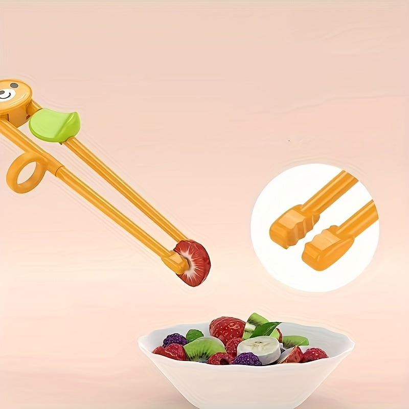 Training chopsticks for beginners, featuring kawaii cartoon designs. Perfect for dorms and college students heading back to school.