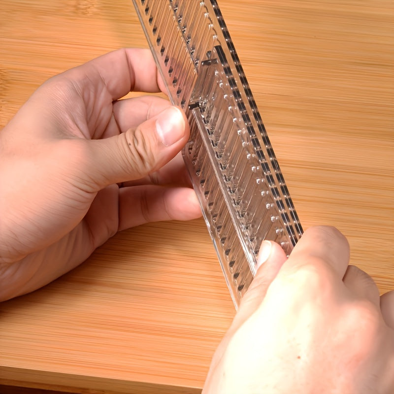 8 adjustable drawer dividers for organizing underwear and socks. Made of durable plastic with expandable grids.