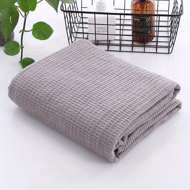 Soft and cozy waffle blanket suitable for all seasons. Perfect for adding warmth and style to your bed, sofa, or office space. Makes a great gift for birthdays, Christmas, or holidays for adults.