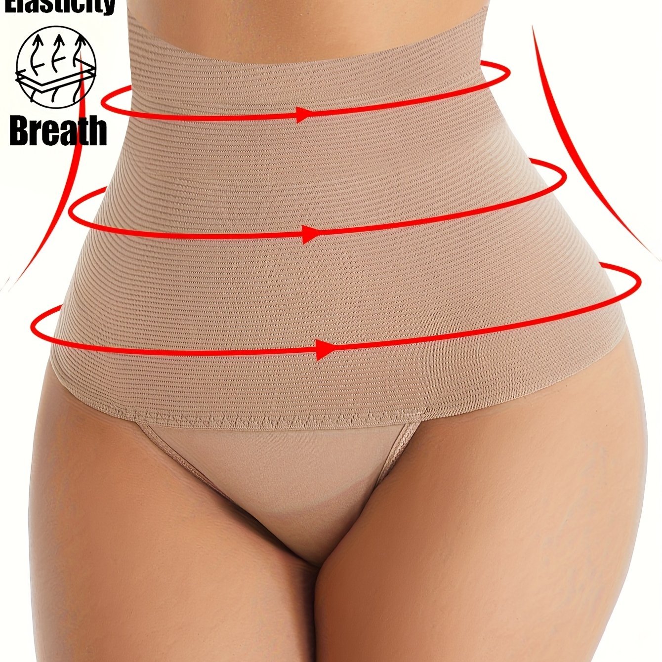 Women's high waist shaping panties with tummy control and compression for slimming