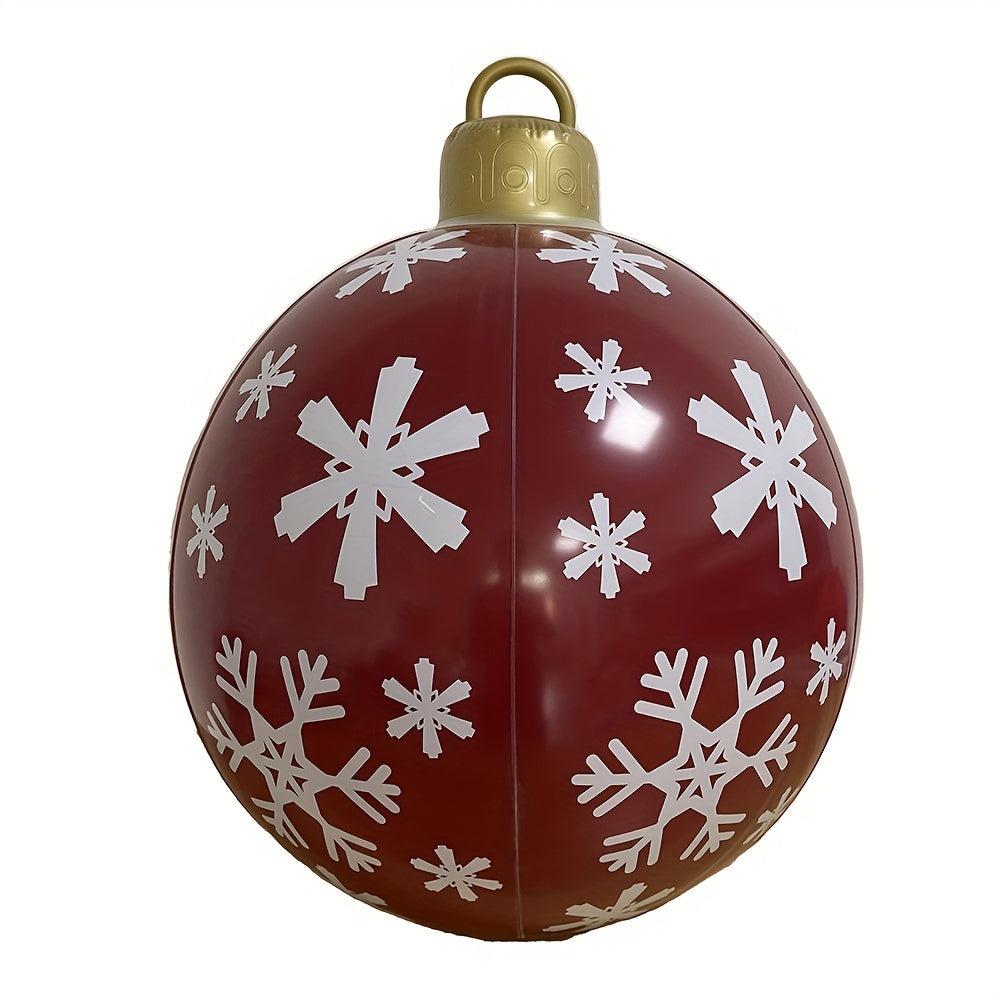 Inflatable Christmas balls are eye-catching PVC balloons used in gardens, entrance passages, front doors, terraces, lawns, and entrance halls for seasonal decoration.