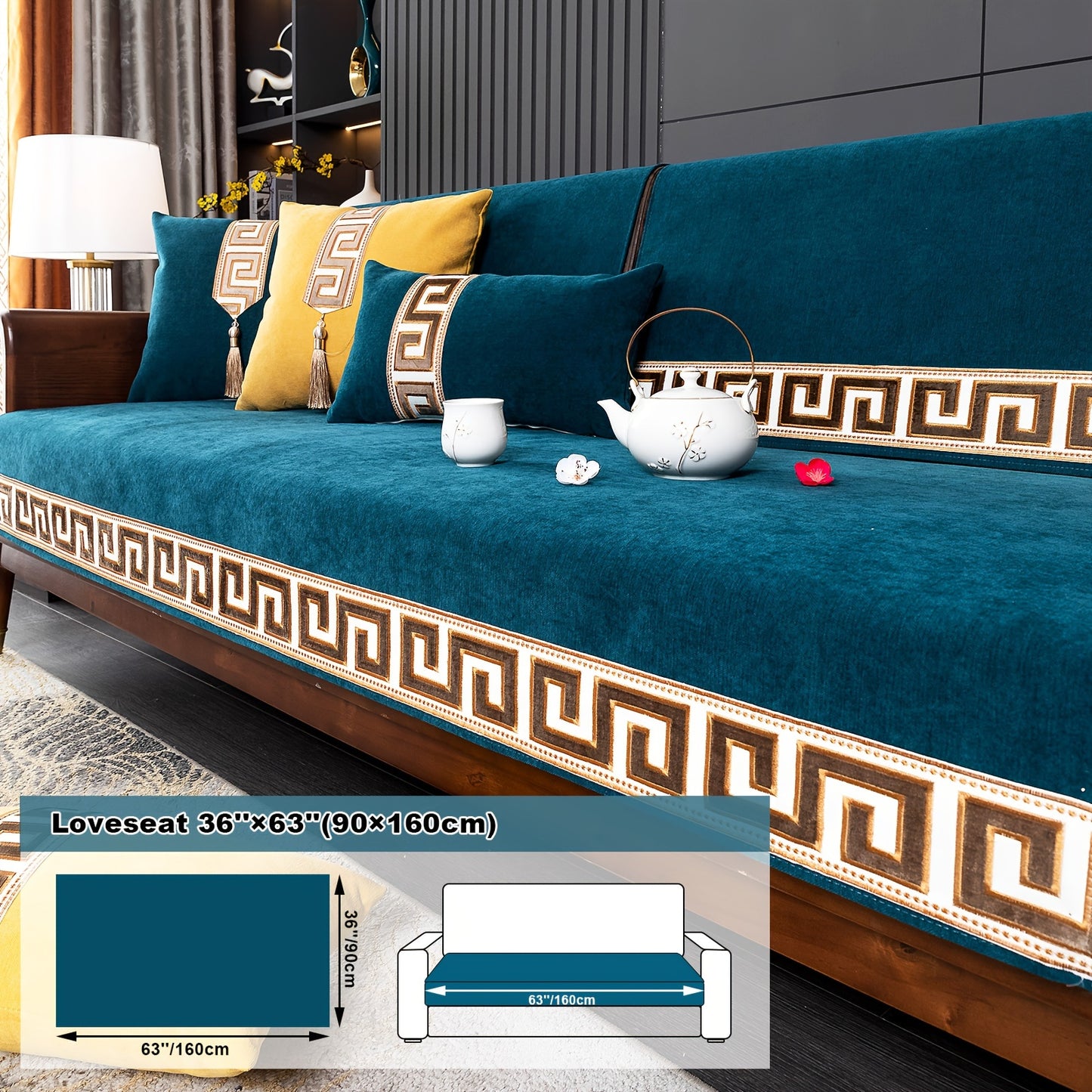 European-style Snowy Sofa Cushion, Chic Nordic Light Luxury, Popular in Europe, US, and Middle East.