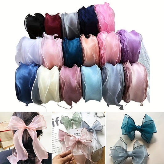 Valentine's Day gift wrapping chiffon curling ribbon for weddings and decorations.