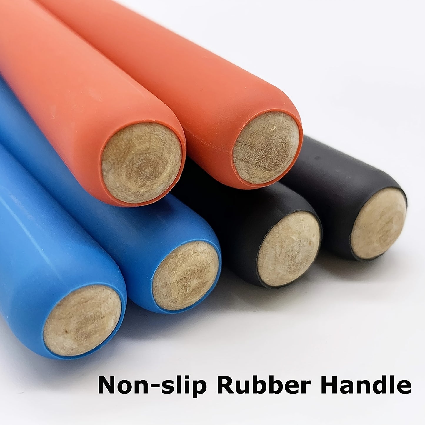 5A maple drumsticks with non-slip rubber handle, ideal for beginners. Available in 5 colors!