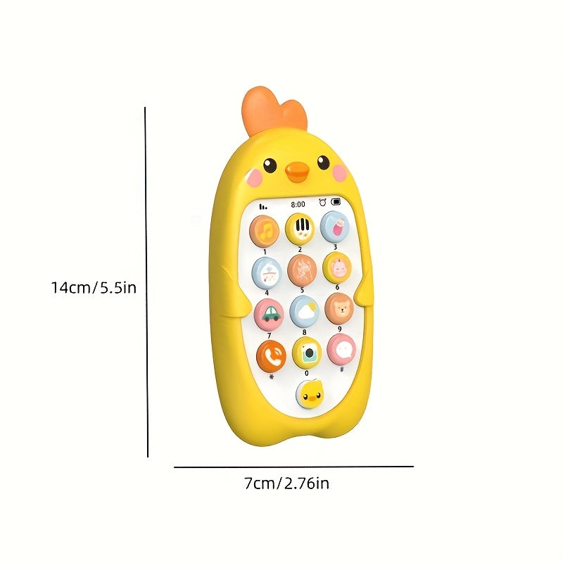 Interactive Toy Phone for Kids - Musical Educational Toy, Battery Operated with AAA Batteries, Ideal Gift for Christmas or Halloween for Children