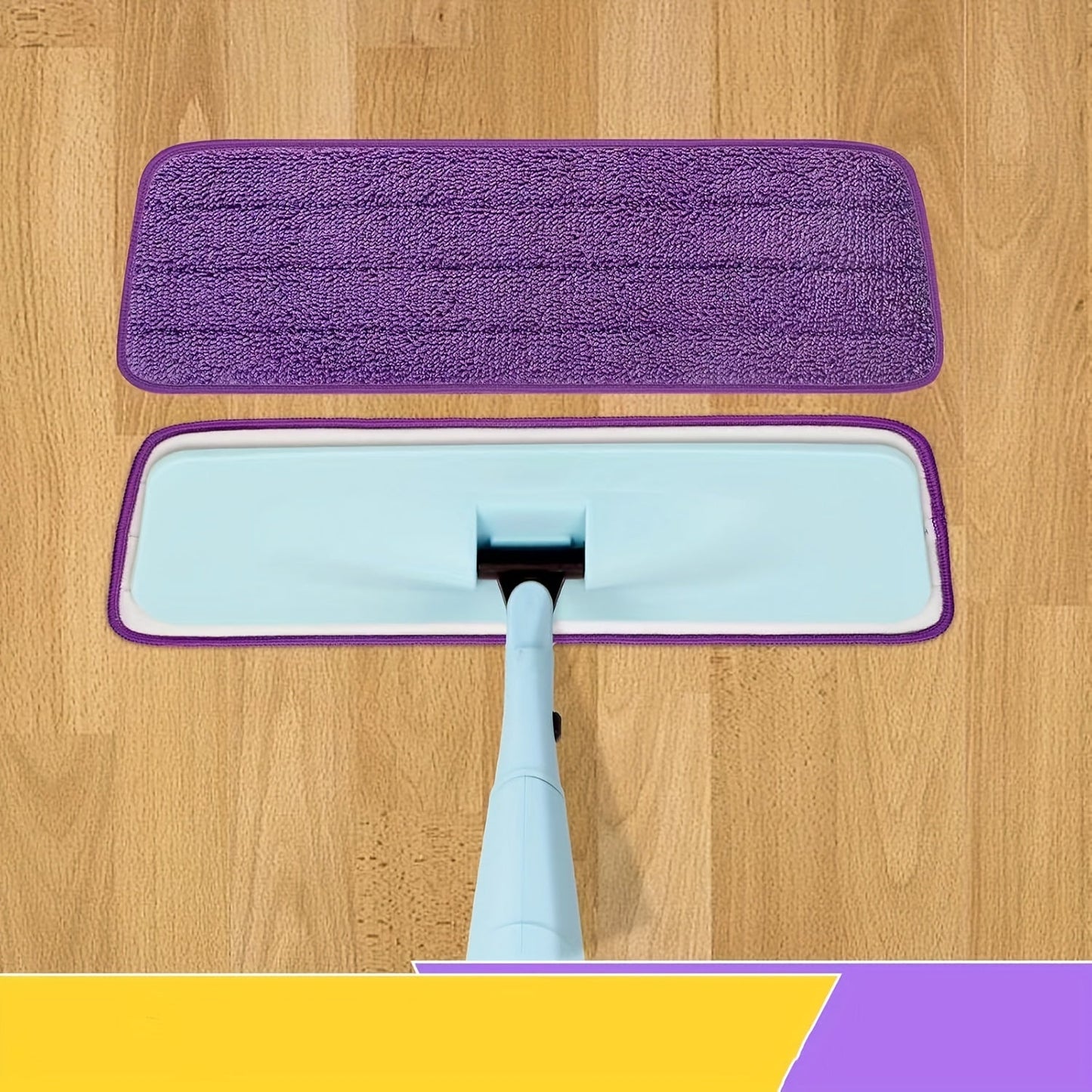 Get 18 reusable microfiber mop pads for 33.02-38.1cm spray mops. These machine washable pads are perfect for multi-surface floor cleaning with super fine fibers.