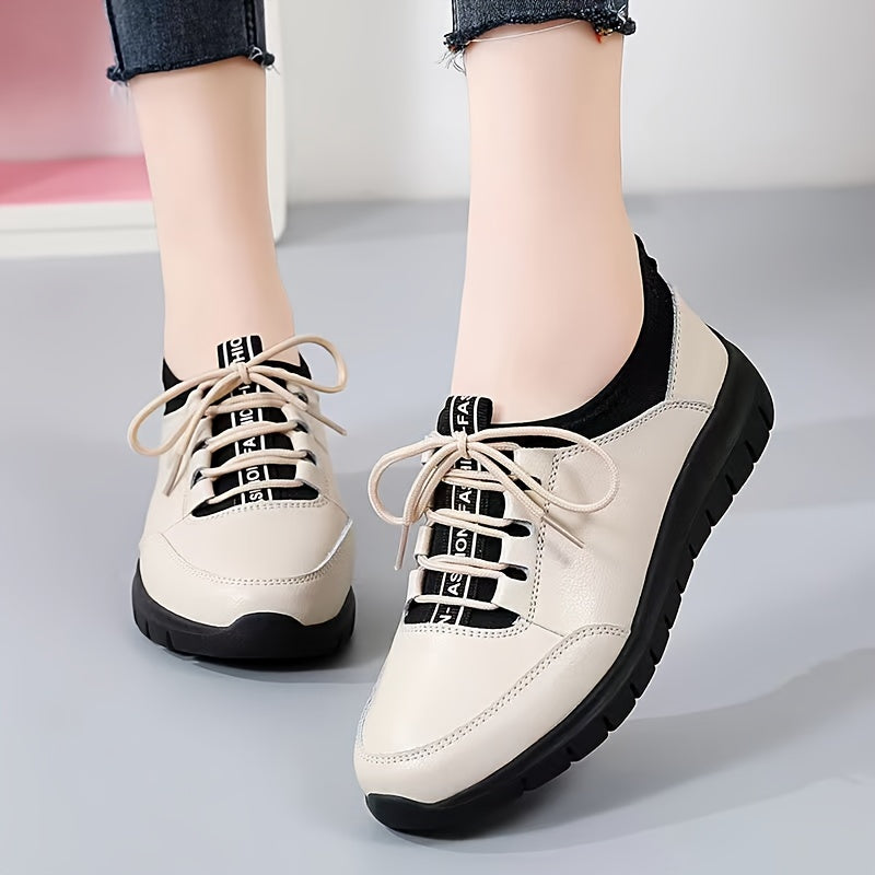 Women's Anti-Slip Work Shoes with Soft Sole for Comfortable Walking, Casual Style.