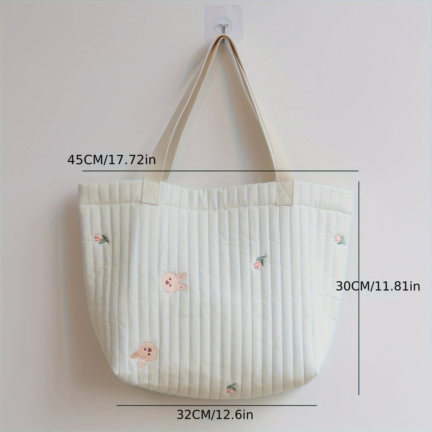 Roomy & Featherweight Parent Bag - Sturdy Polyester, Ideal for Diapers & Necessities