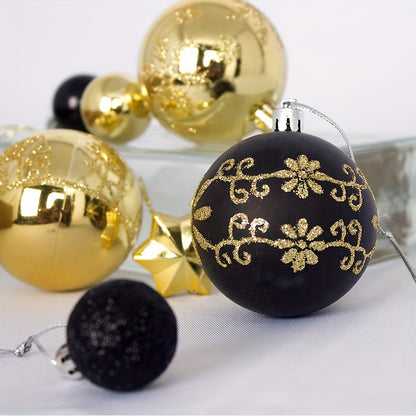 44 Christmas ball ornaments for decorating Christmas trees at home parties, weddings, and as holiday gifts.