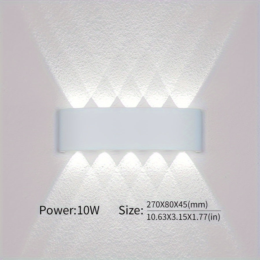 Various wall lights available in different wattages can be used for a voltage range of 85-265V.