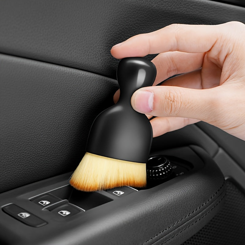 Portable and Easy-to-Use Handheld Cleaning Brushes for Cars, Small Brush Included, Ideal for Home and Automotive Use