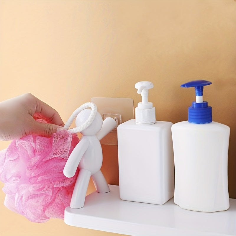 Small and Stylish Wall-Mounted Floating Shelf - Easy Installation, Ideal for Organizing Bathroom and Kitchen Supplies