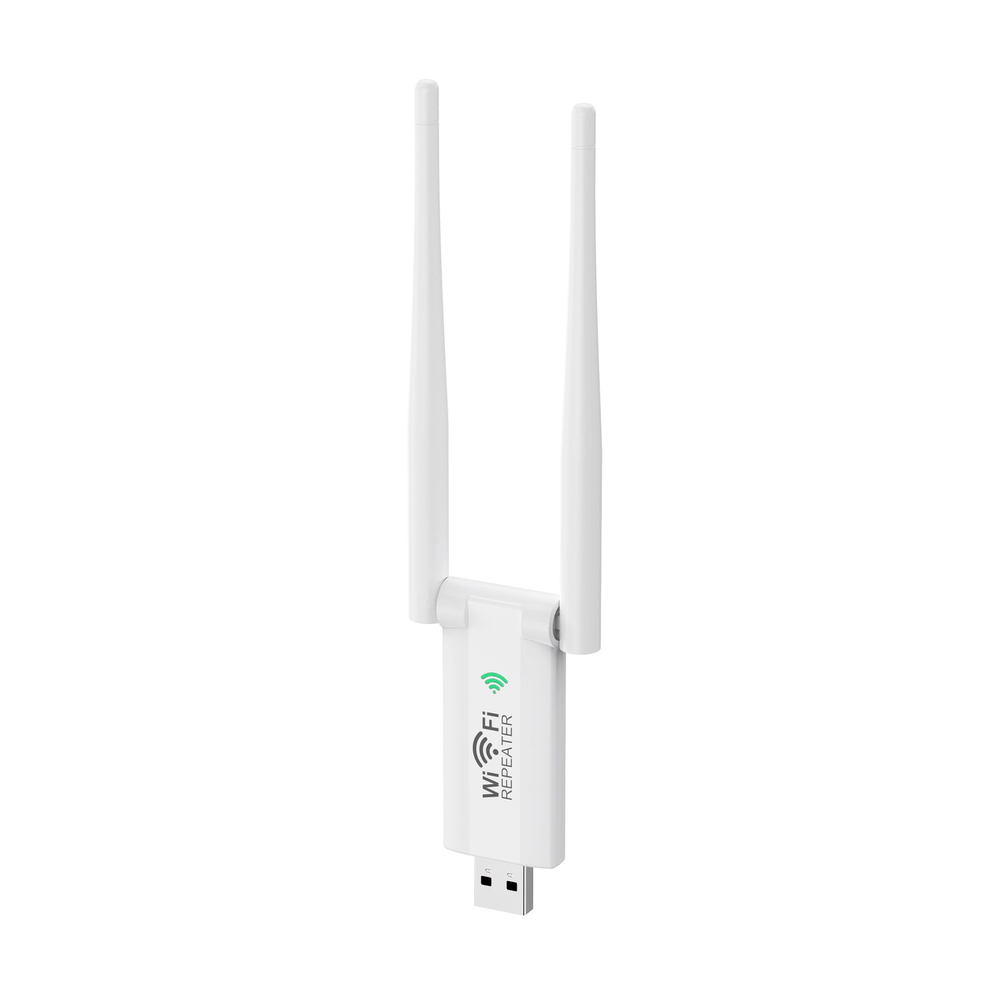 Портативный усилитель сигнала WiFi со скоростью 300 Мбит/с, питающийся от USB для более сильного беспроводного покрытия в помещении офиса.