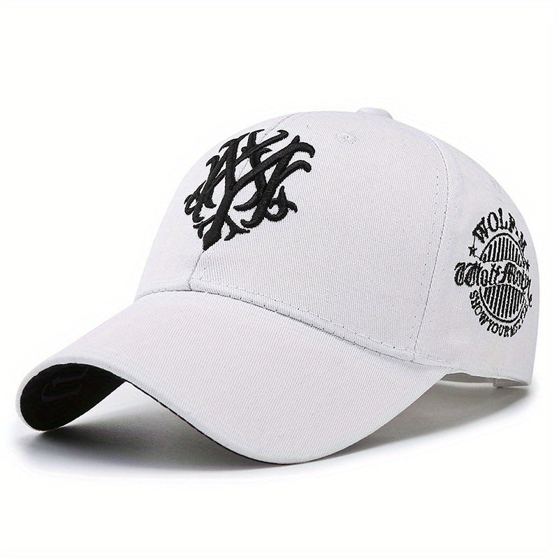 Fashion embroidered sunshade sunscreen baseball cap for men and women - Stay cool and stylish.