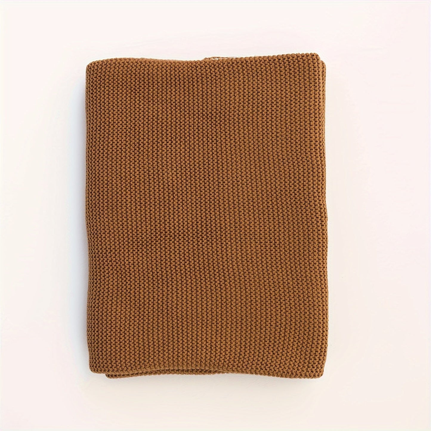 Stay cozy with our Soft Knitted Baby Swaddle Blanket - Ideal for Strollers and Cribs!