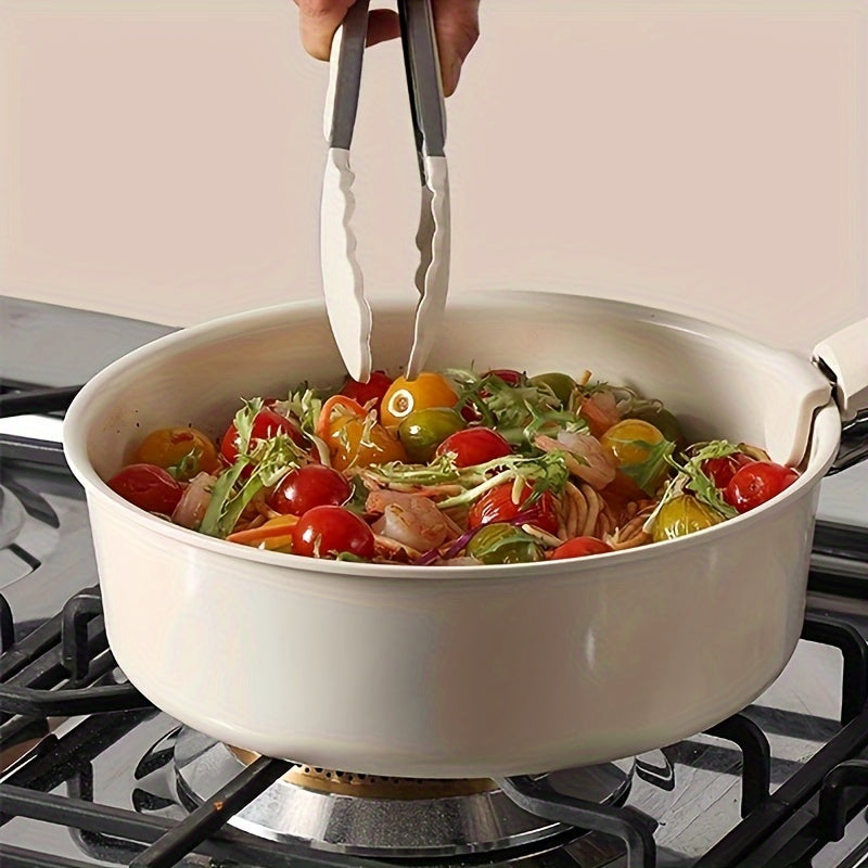 Cook up a storm with this 15-piece Stackable Cookware Set featuring removable handles, non-stick aluminum pots and pans. Dishwasher safe and suitable for induction cooktops, these versatile pieces can be used directly on the table for easy serving. Enjoy