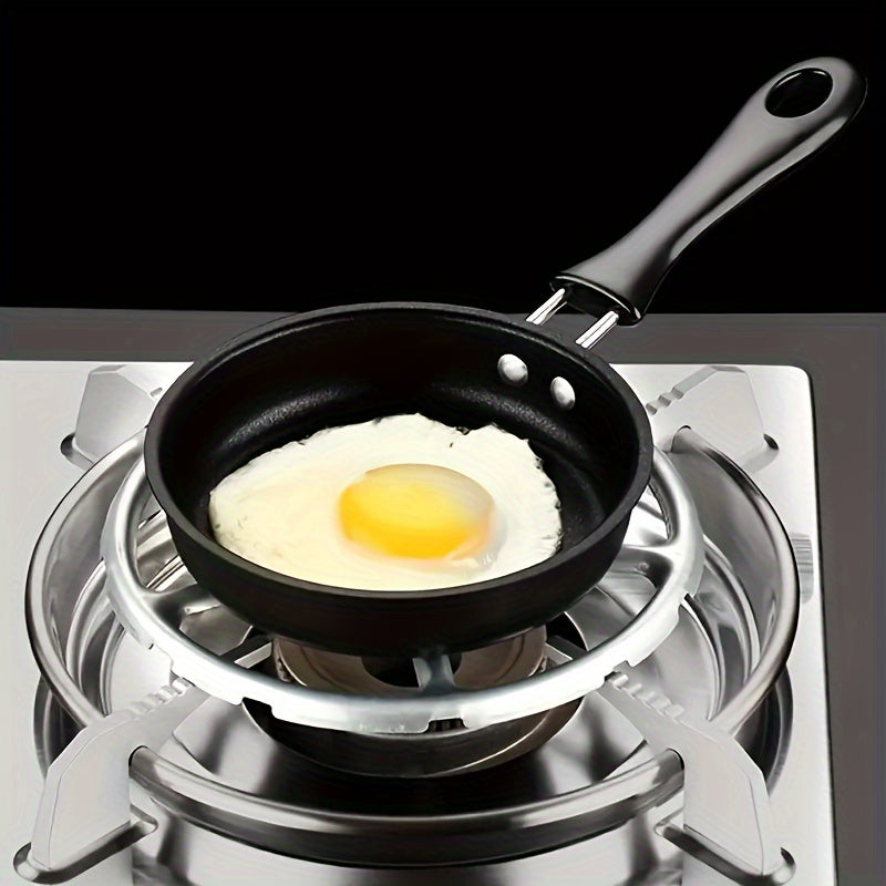 Description: This Mini Non-Stick Frying Pan features a stainless steel handle and is suitable for use on both induction and gas stoves. It is perfect for making breakfast, lunch, and dinner dishes like eggs. This portable cookware is easy to clean and